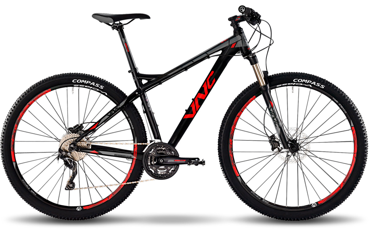 Фотография Велосипед VNC FastRider A2 29" 2021, размер L, черно-красный 